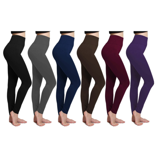 6-Pack Women s Fleece-Lined Leggings Online now