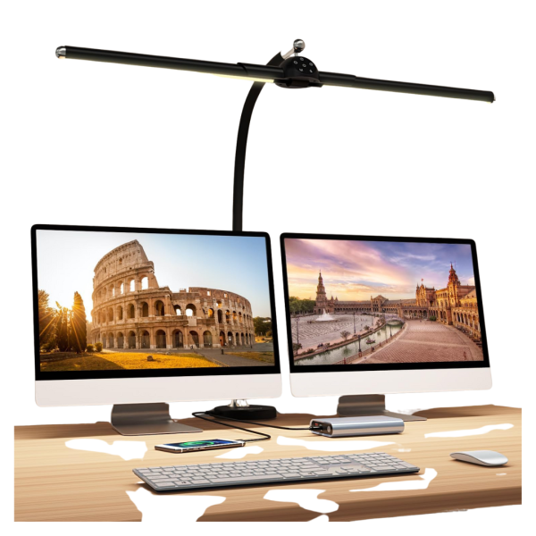 Megainvo 24W 5 Color Modes LED Desk Lamp With Clamp Online Hot Sale