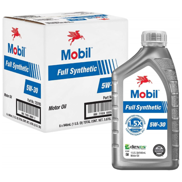 6-Pack 1-Qt Mobil 5W-30 Full Synthetic Motor Oil Sale