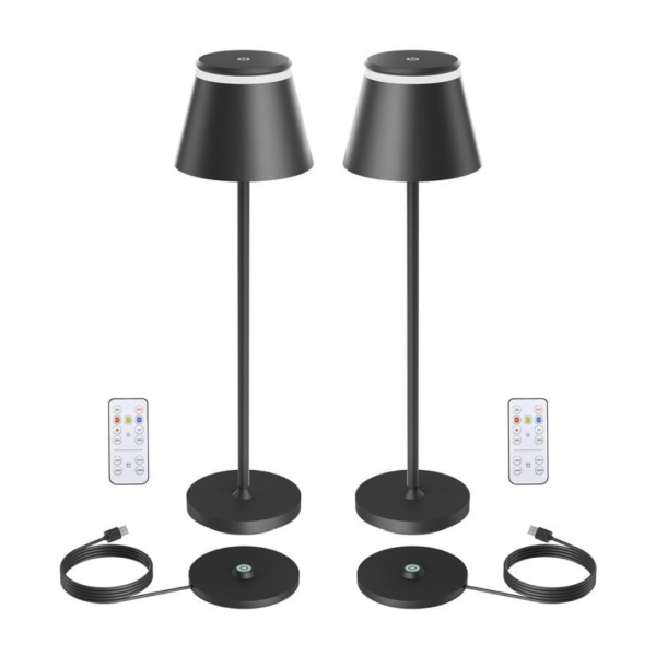 2-Pack Yupola 5000mAh Rechargeable Cordless Table Desk Lamp Cheap