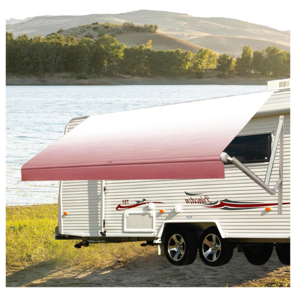 Premium Heavy Duty RV Awning Fabric Replacement Fabric, 16 Oz Cheap