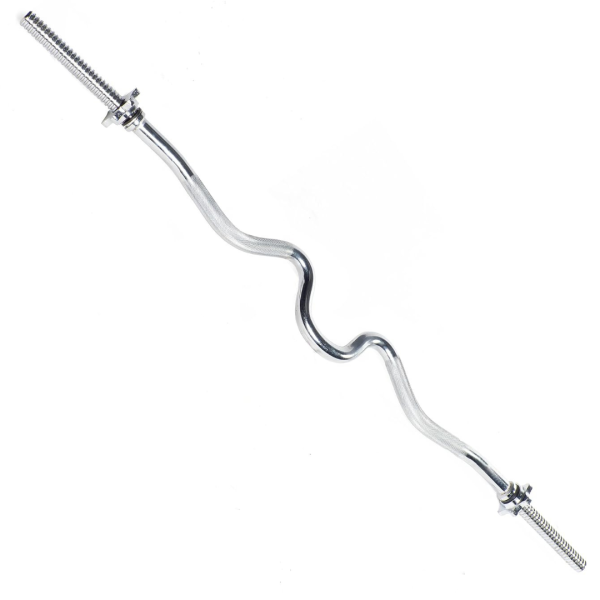 CAP Barbell Standard 1  Threaded Curl Bar with Collars For Sale