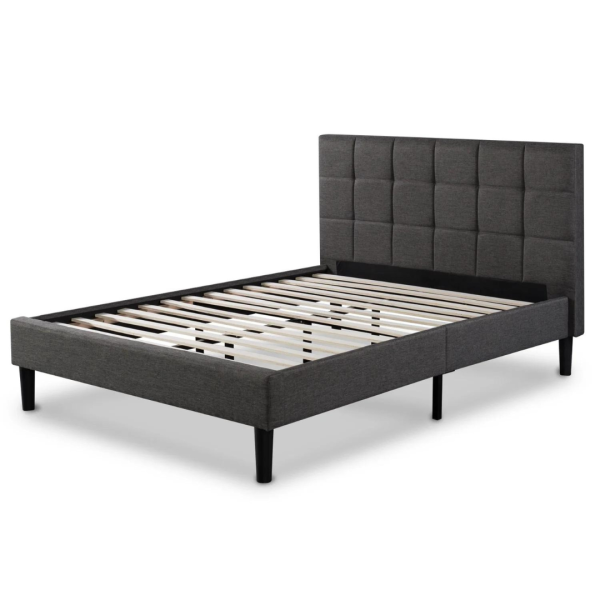 Zinus Lottie 43  Upholstered Platform Bed Frame (Queen) Online Hot Sale