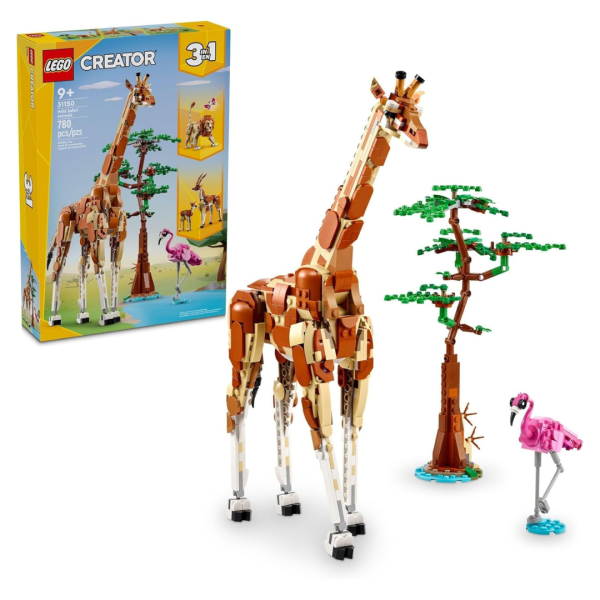 LEGO 31150 Creator 3 In 1 Wild Rebuilds Safari Animal Figures Supply