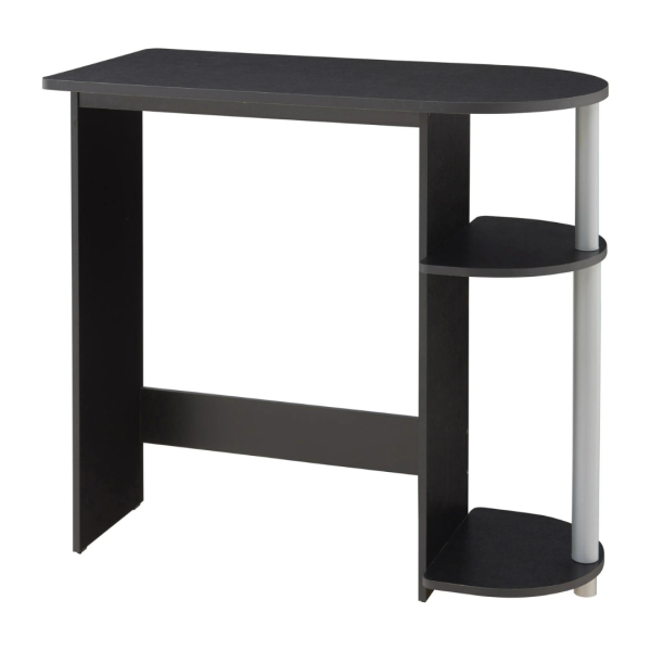 Mainstays 28.86  H Computer Desk With Built-In Shelves on Sale