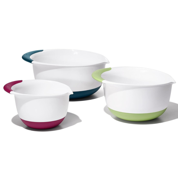 OXO Plastic Good Grips 3-Piece Mixing Bowl Set For Discount