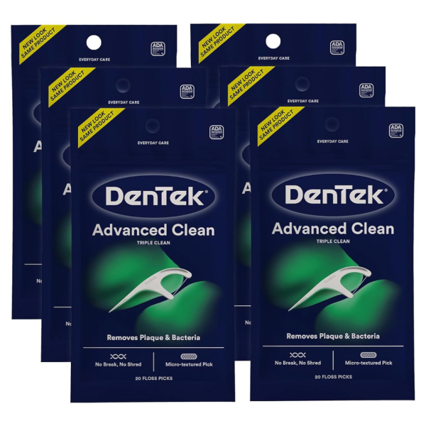 120-Count DenTek Triple Clean Advanced Clean Floss Picks Discount