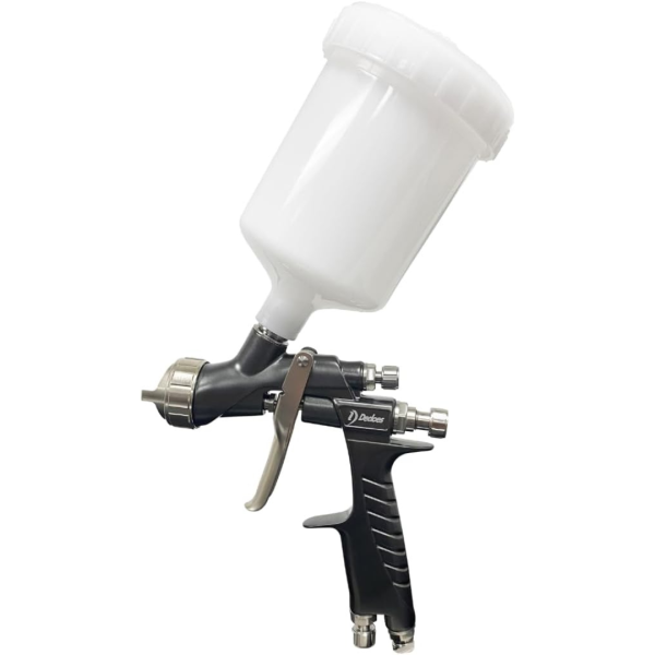 Dedoes 1.3 Mm HVLP Paint Spray Gun With 600 Ml Plastic Cup Online Sale