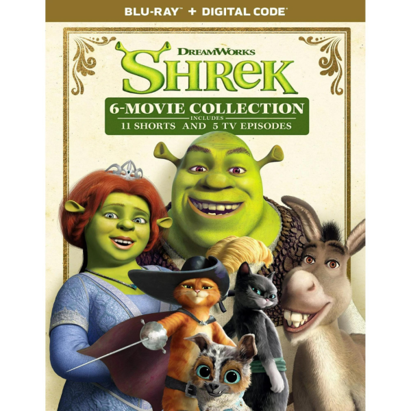 Shrek 6-Movie Collection (Blu-ray + Digital) Fashion