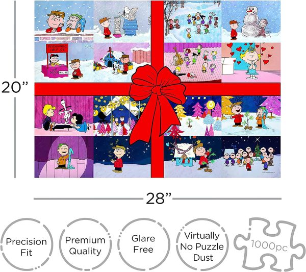 Peanuts Charlie Brown Christmas Present 1000 Piece Jigsaw Puzzle Online now - Image 2